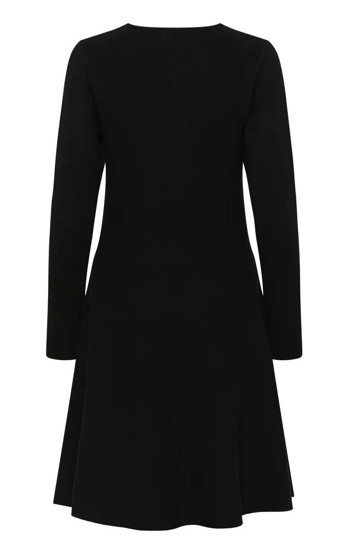 Kamalina Knit Dress Black Deep