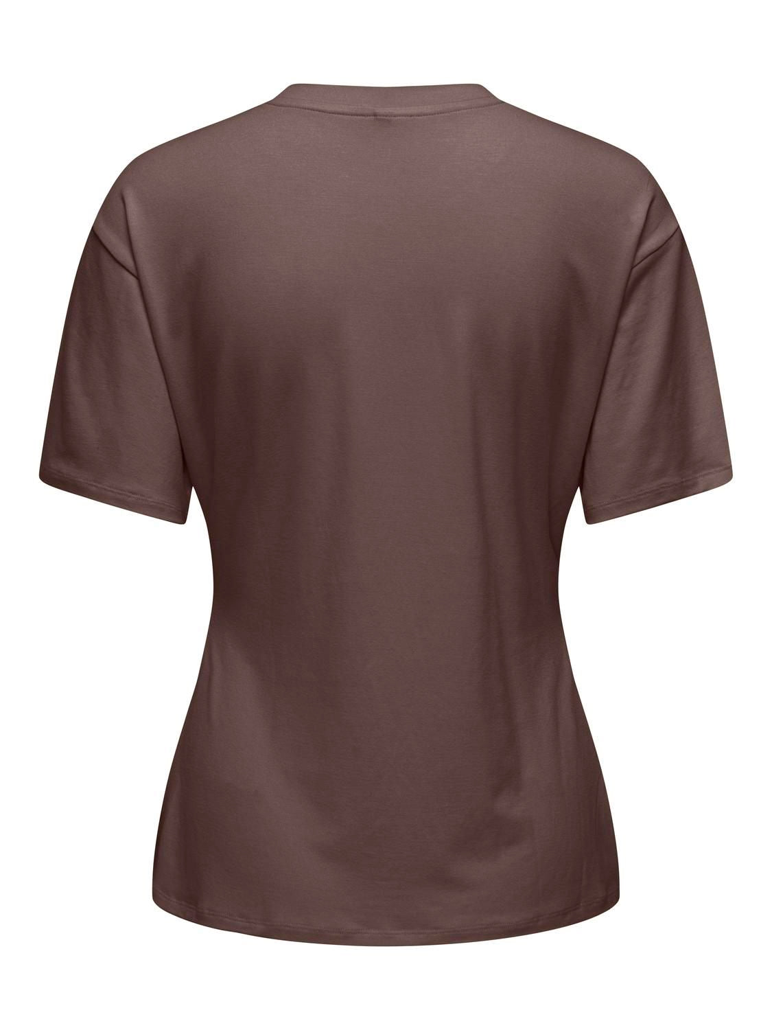 Onlceline S/s Button Top Ff Jrs Grå