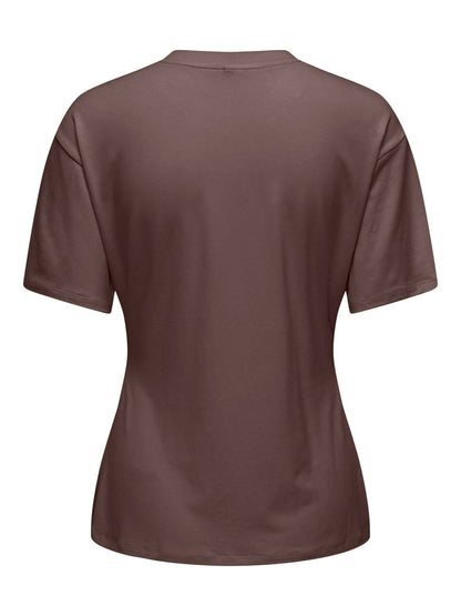 Onlceline S/s Button Top Ff Jrs Grå