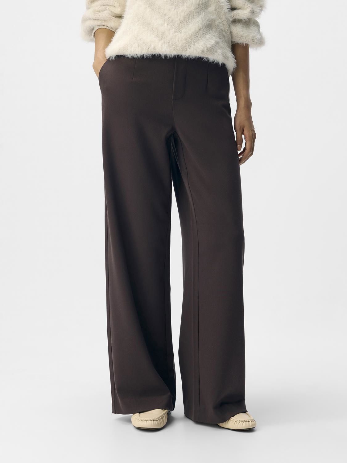 Objlisa Wide Pant Noos Brun