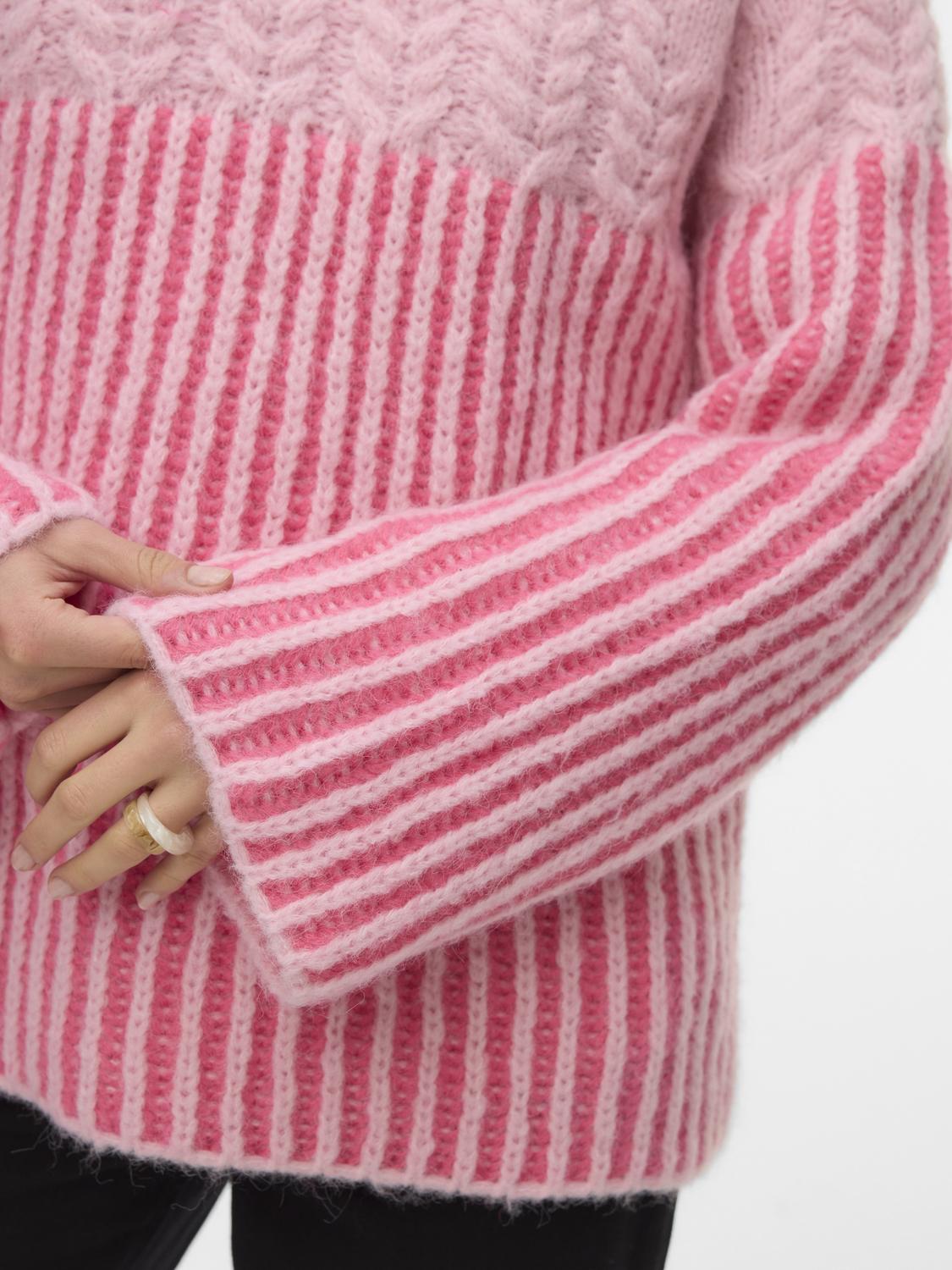 Vmerika Ls O-Neck Long Pullover Exp Lilla