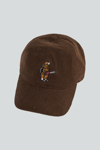 Beaver Timber Courd Cap Brun