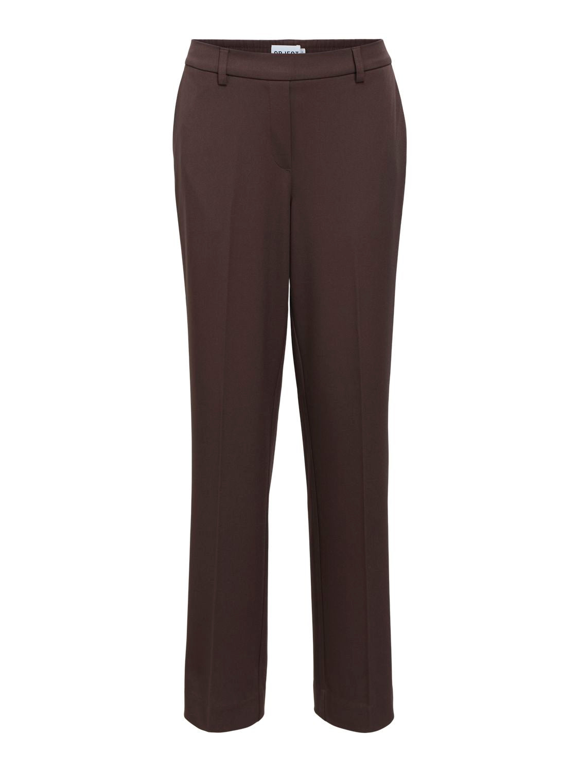 Objlisa Mw Straight Pant Noos Brun