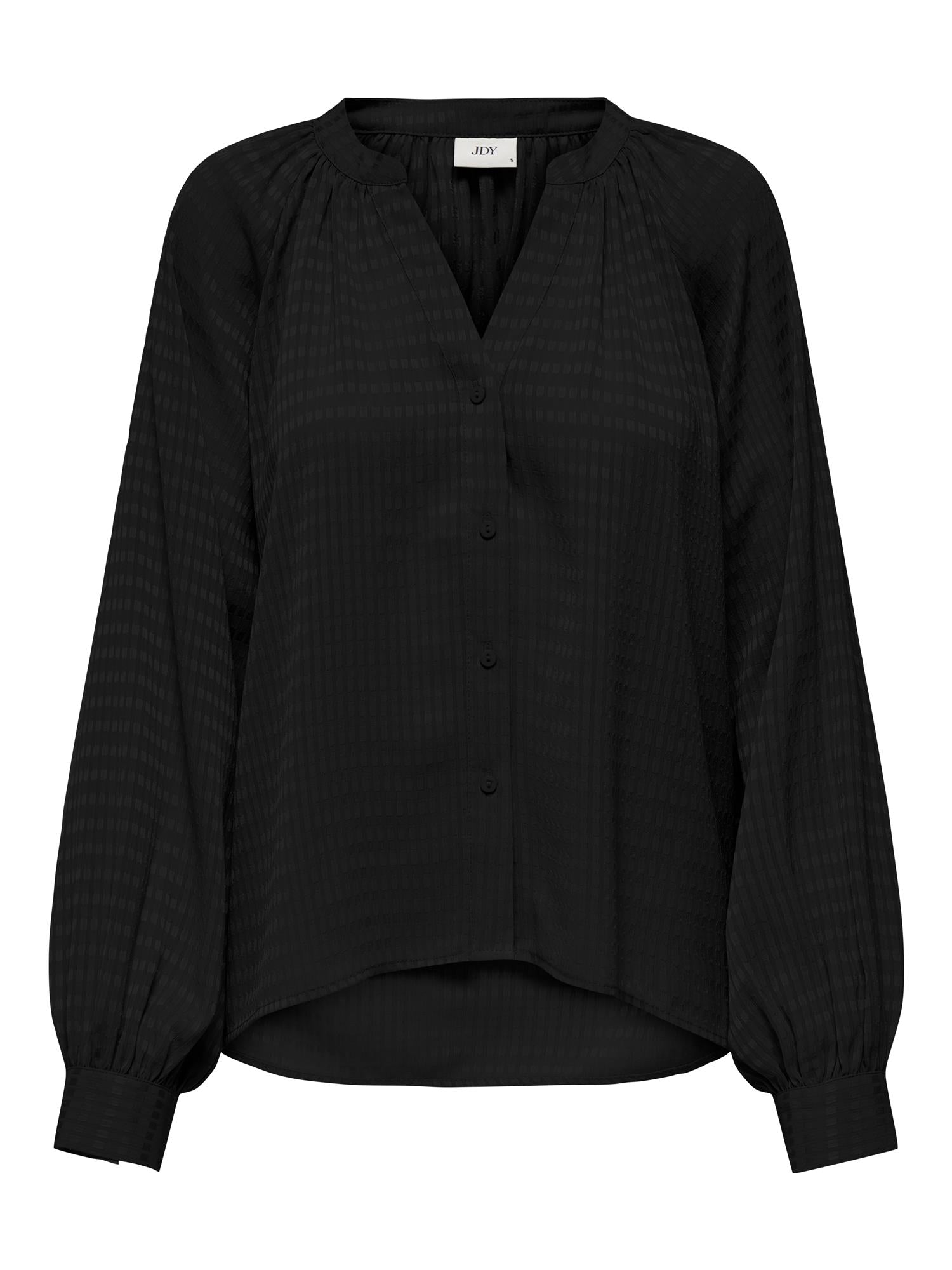 JDYJULIA L/S LOOSE SHIRT WVN Black