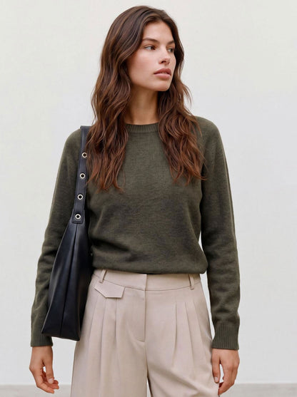 Vmdoffy Ls O-Neck Blouse Ga Noos Grønn