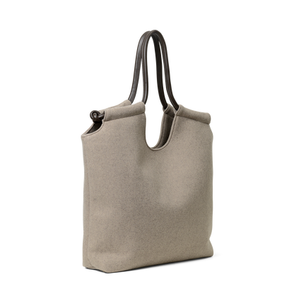 Day Woolen Tote Beige