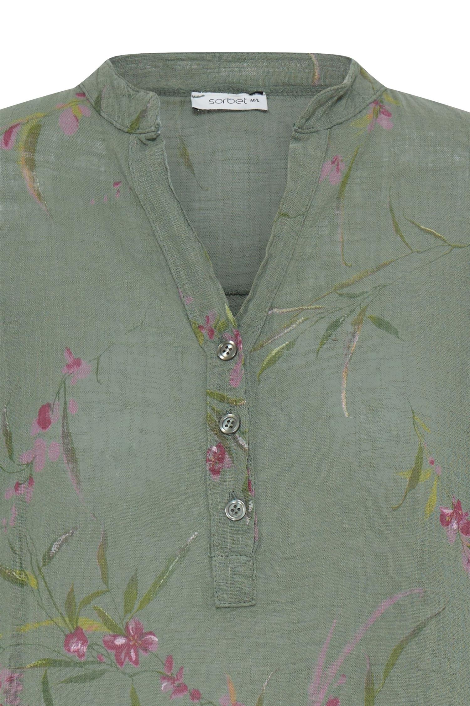 Sbalexa G Flo Blouse Grønn