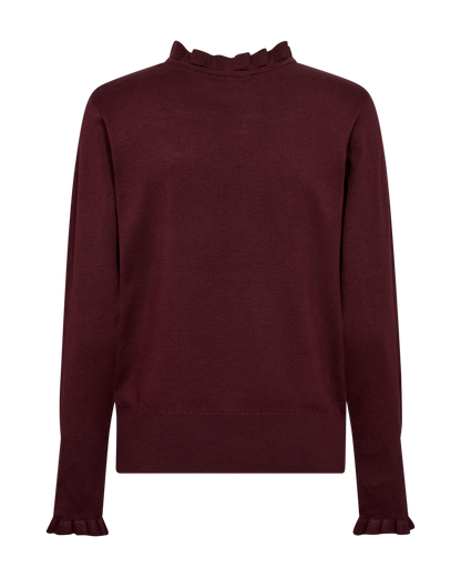 FQKATIE-PULLOVER Burgunder
