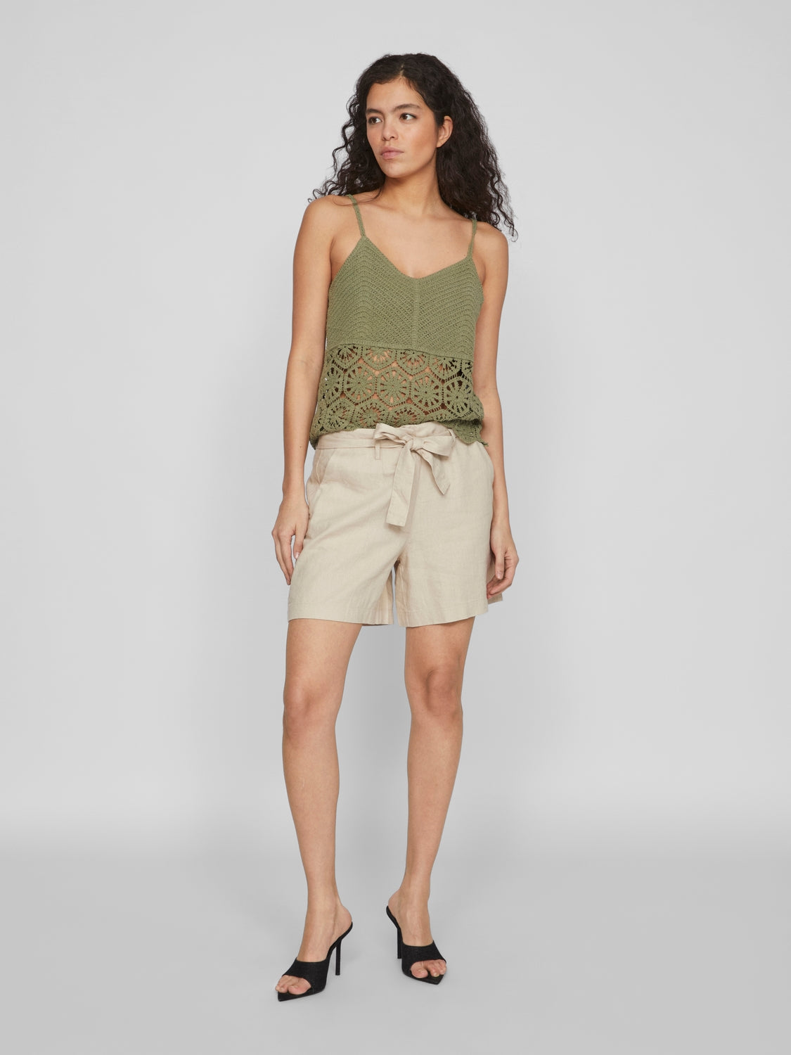 VIJOLANDA HW SHORTS Beige