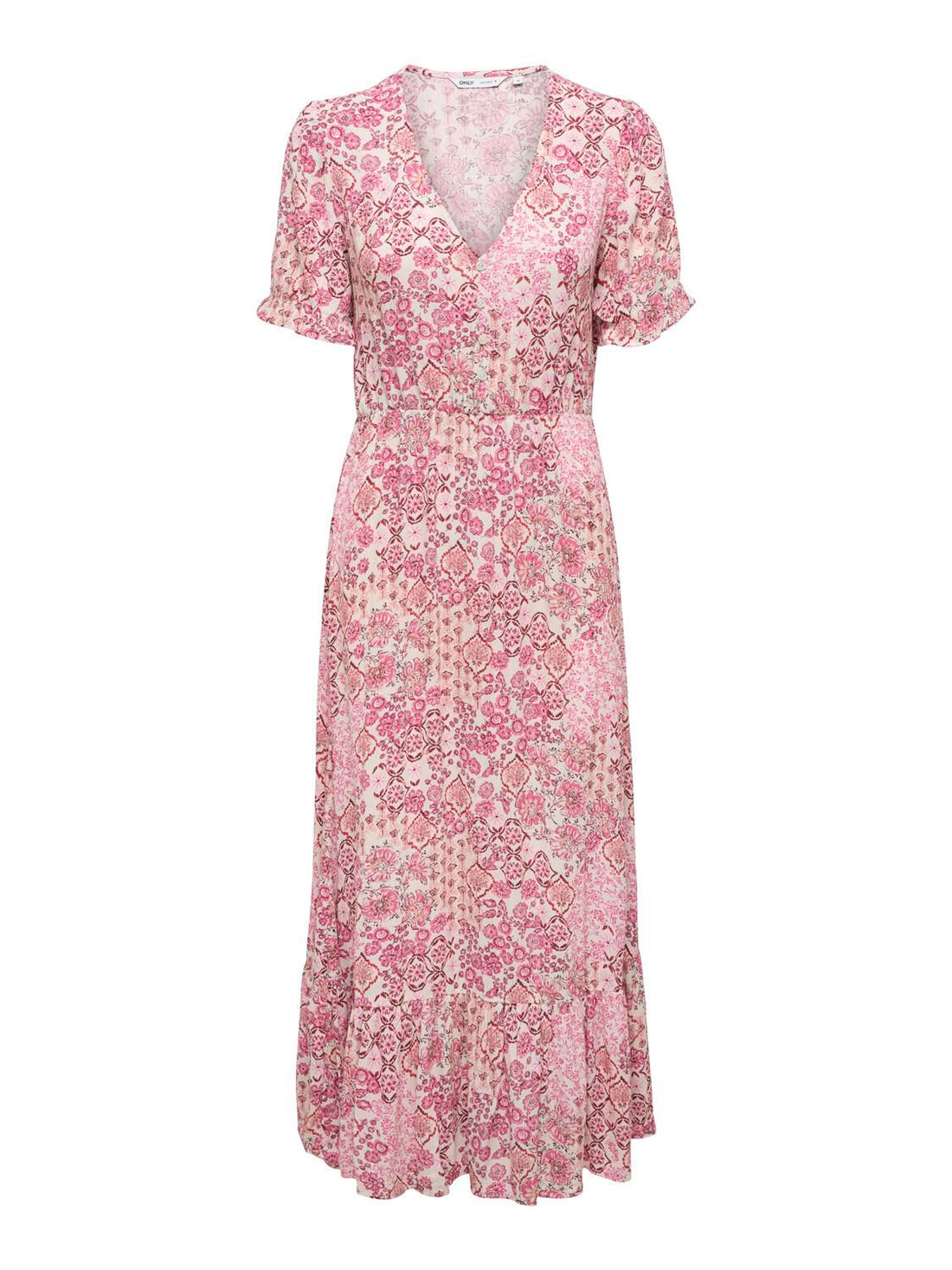 Onlchianti S/s Long Dress Wvn Noos Hvit