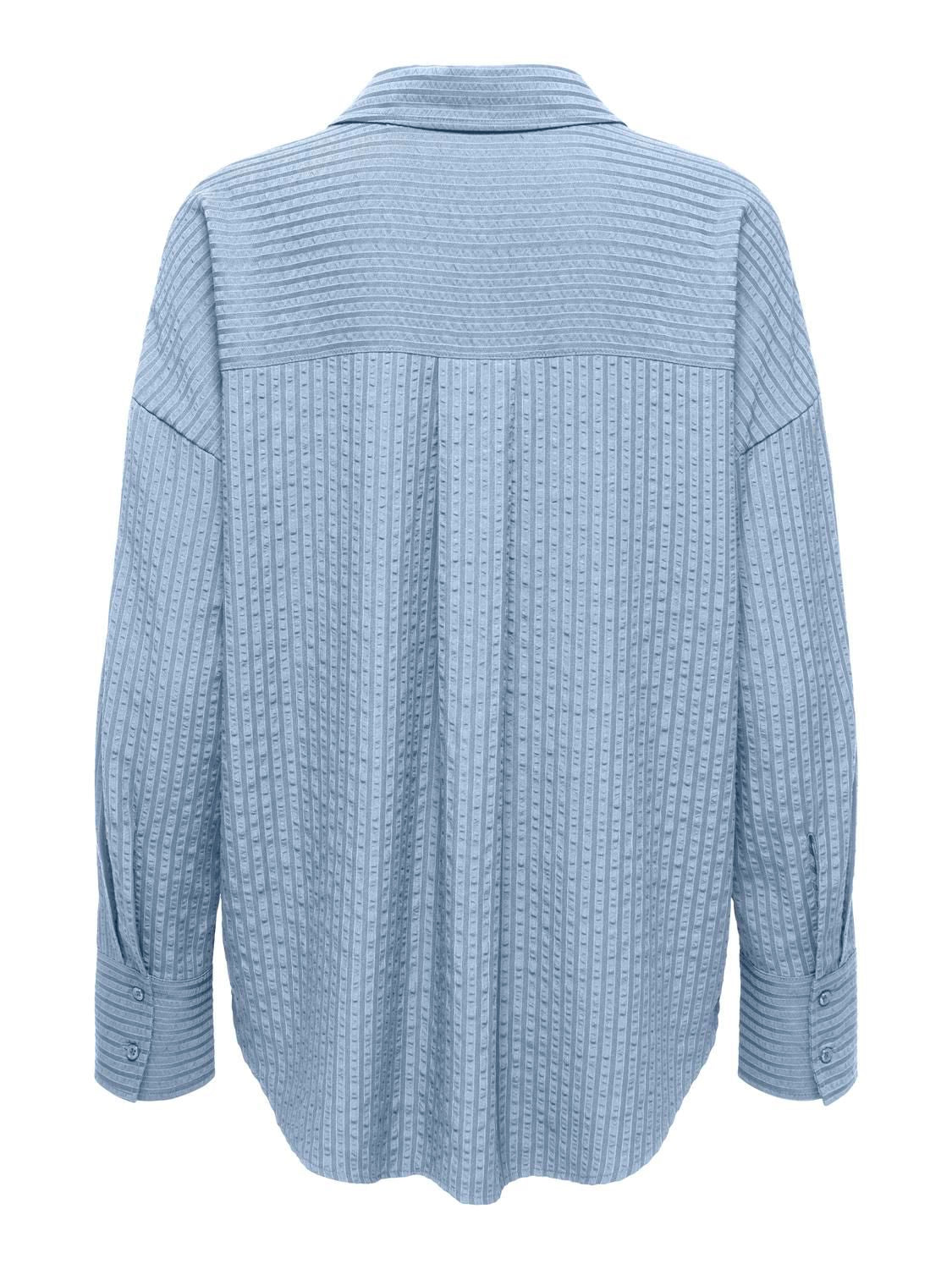 Onloregon Bari L/s Shirt Wvn Blå