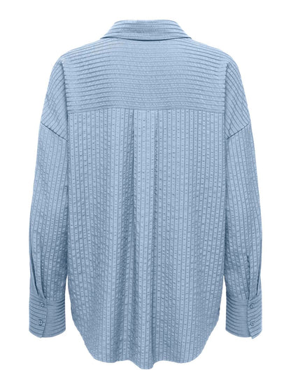 Onloregon Bari L/s Shirt Wvn Blå