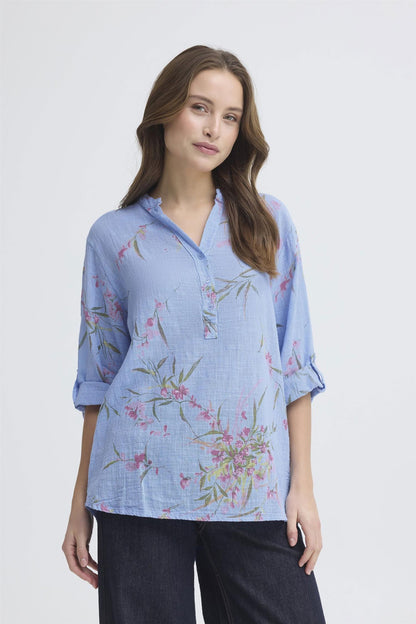 Sbalexa G Flo Blouse Blå