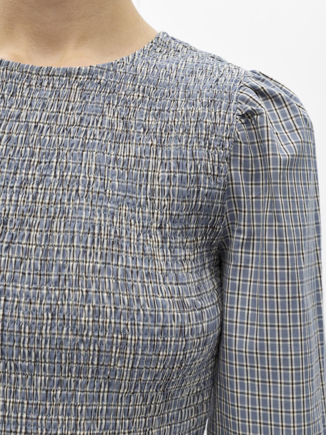 Objemma Ls Reg. Smock Top E Au 26 Blå
