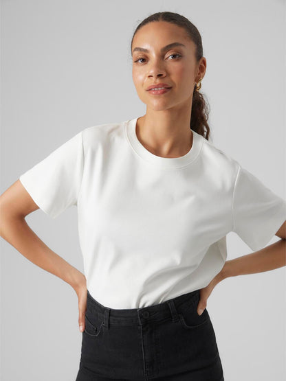 Awnaima Ss O-Neck T-Shirt Noos Hvit