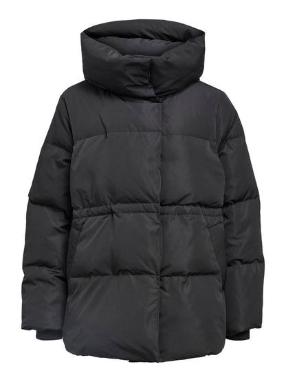Objloui Re L/s Down Jacket Noos Sort