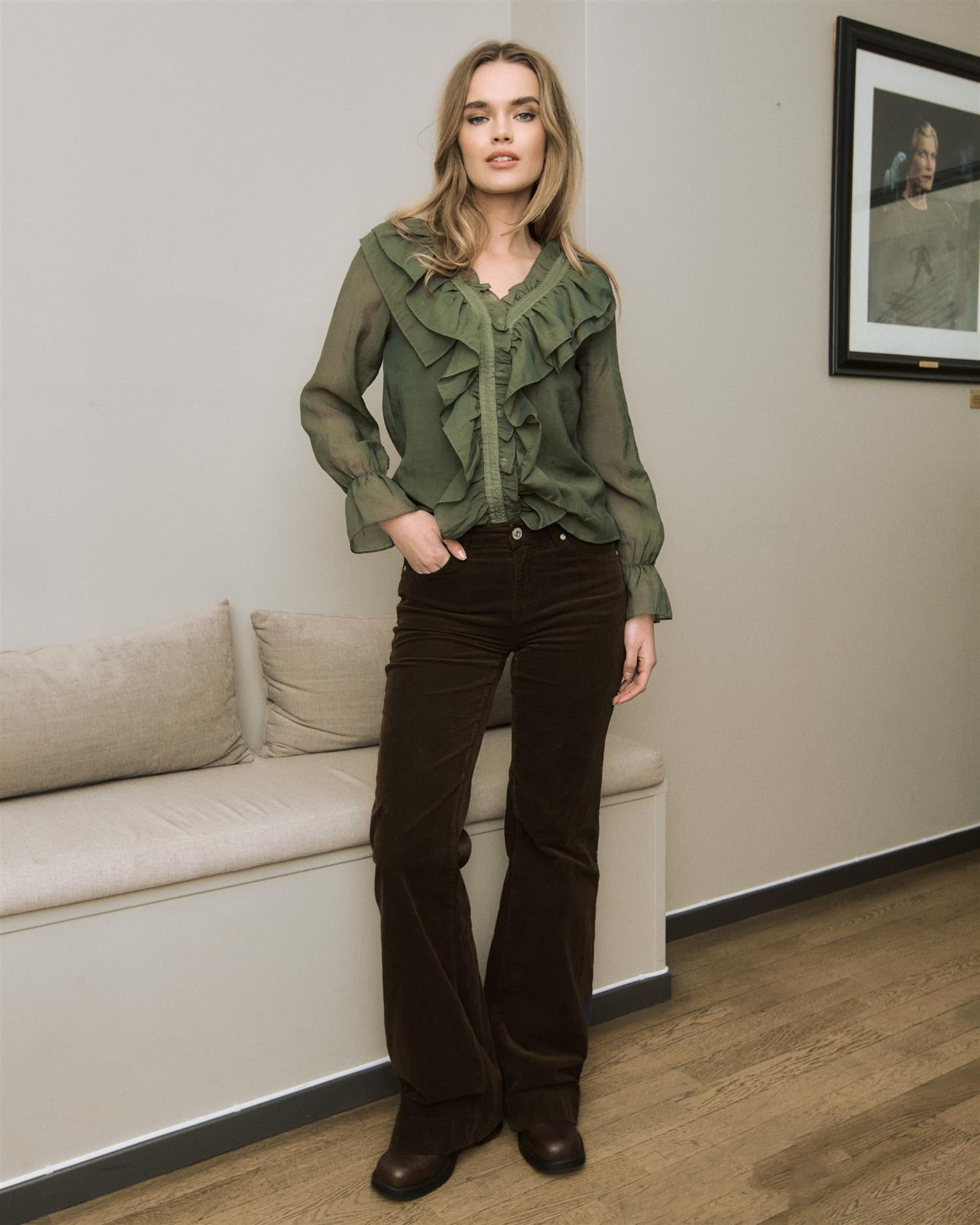 Annika Classic Cord Brun