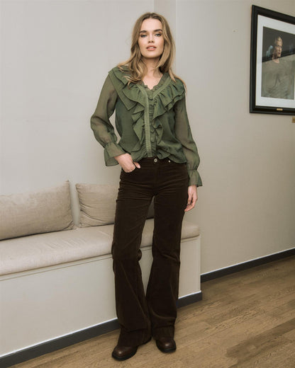 Annika Classic Cord Brun