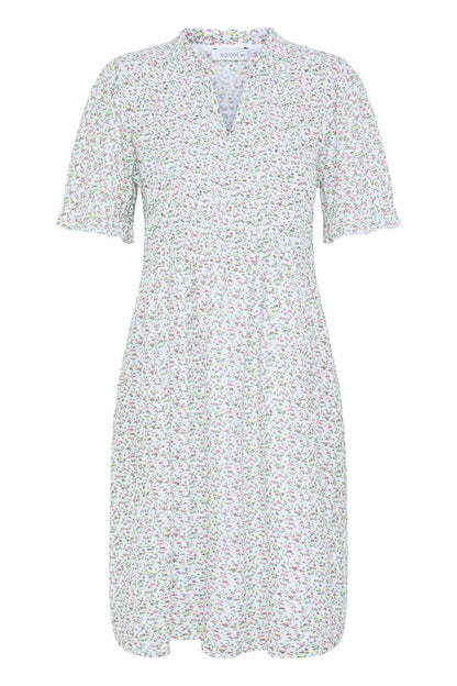 Sbalexa G Sfl Sh Dress Hvit