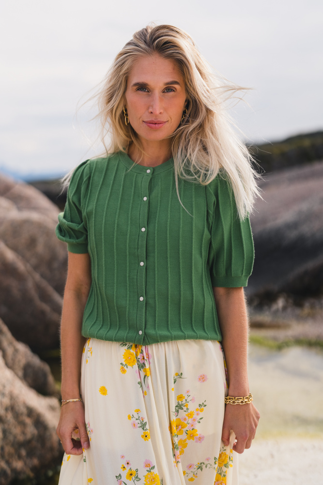 Rausguru 2/4 Cardigan Grønn