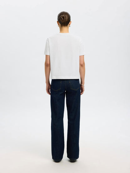 Slwessential Ss Boxy Tee Noos Hvit