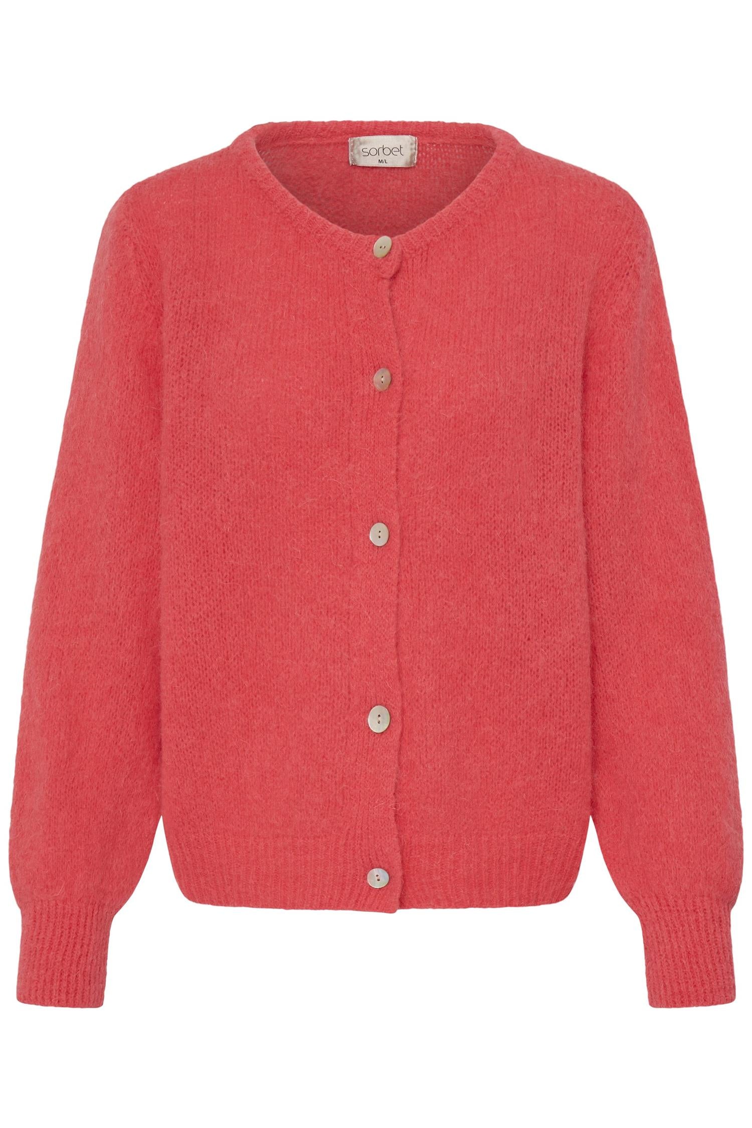 Sbgulvig Knit Cardigan Rosa