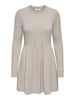 Onlfia Ls Cable Dress Knt Noos Brun