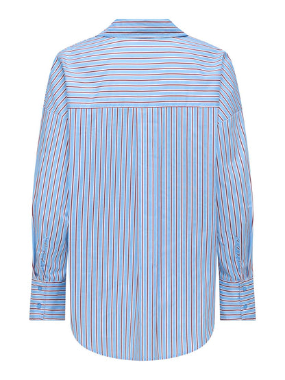 Onloregon Nano Ls Shirt Wvn Blå