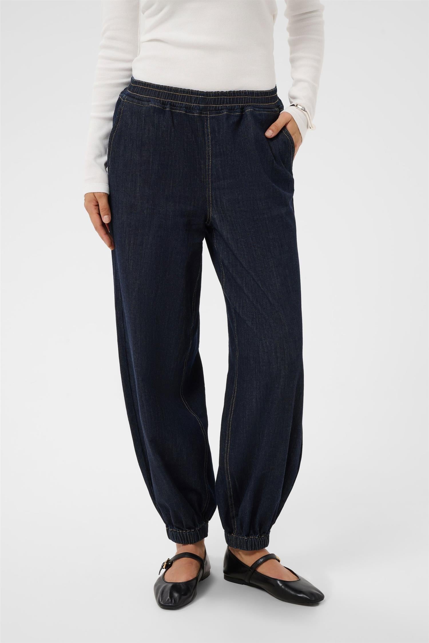 Kamolly Denim Pant Blå