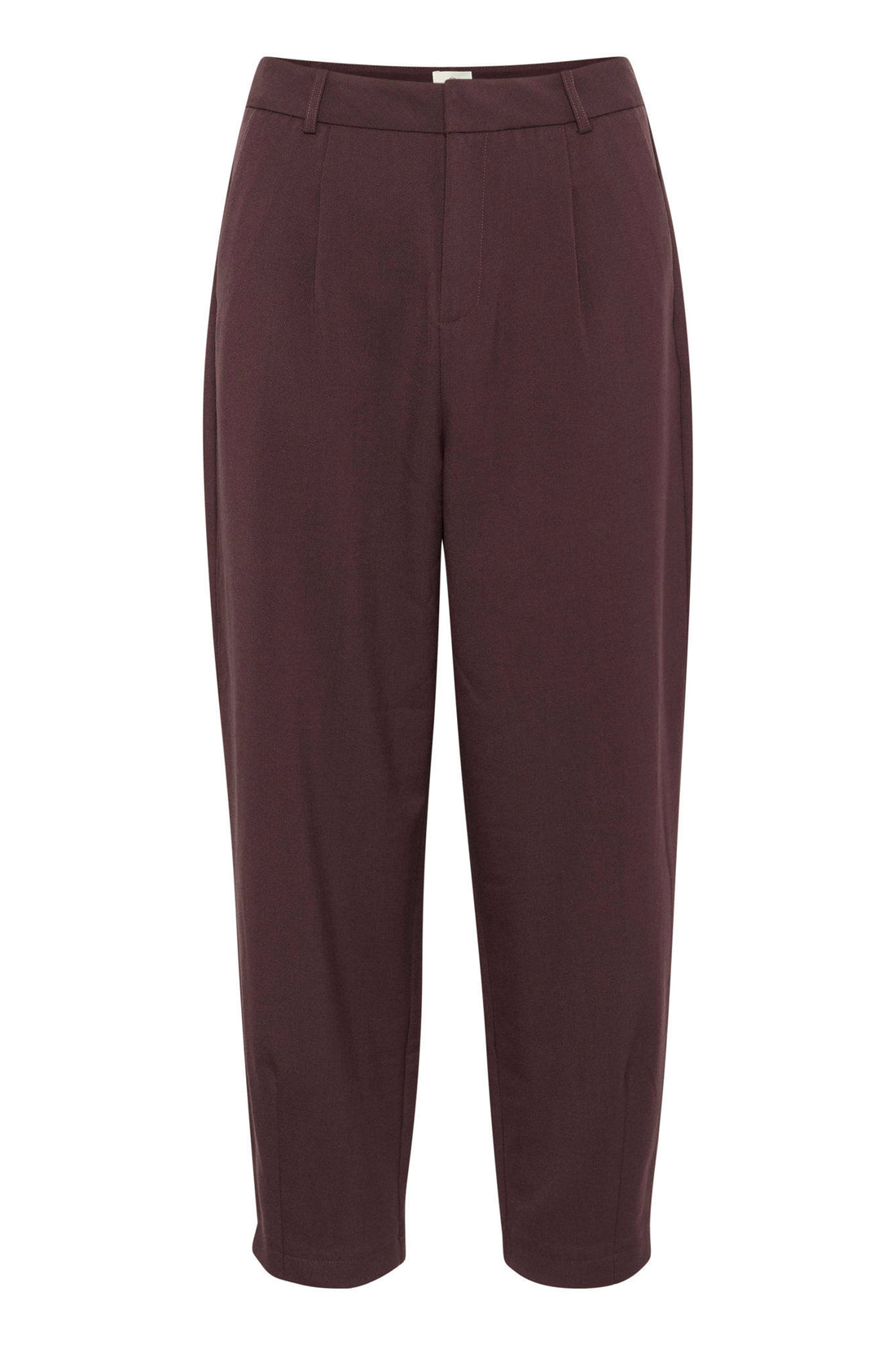 Kamerle Pants Cropped Burgunder