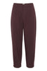 Kamerle Pants Cropped Burgunder