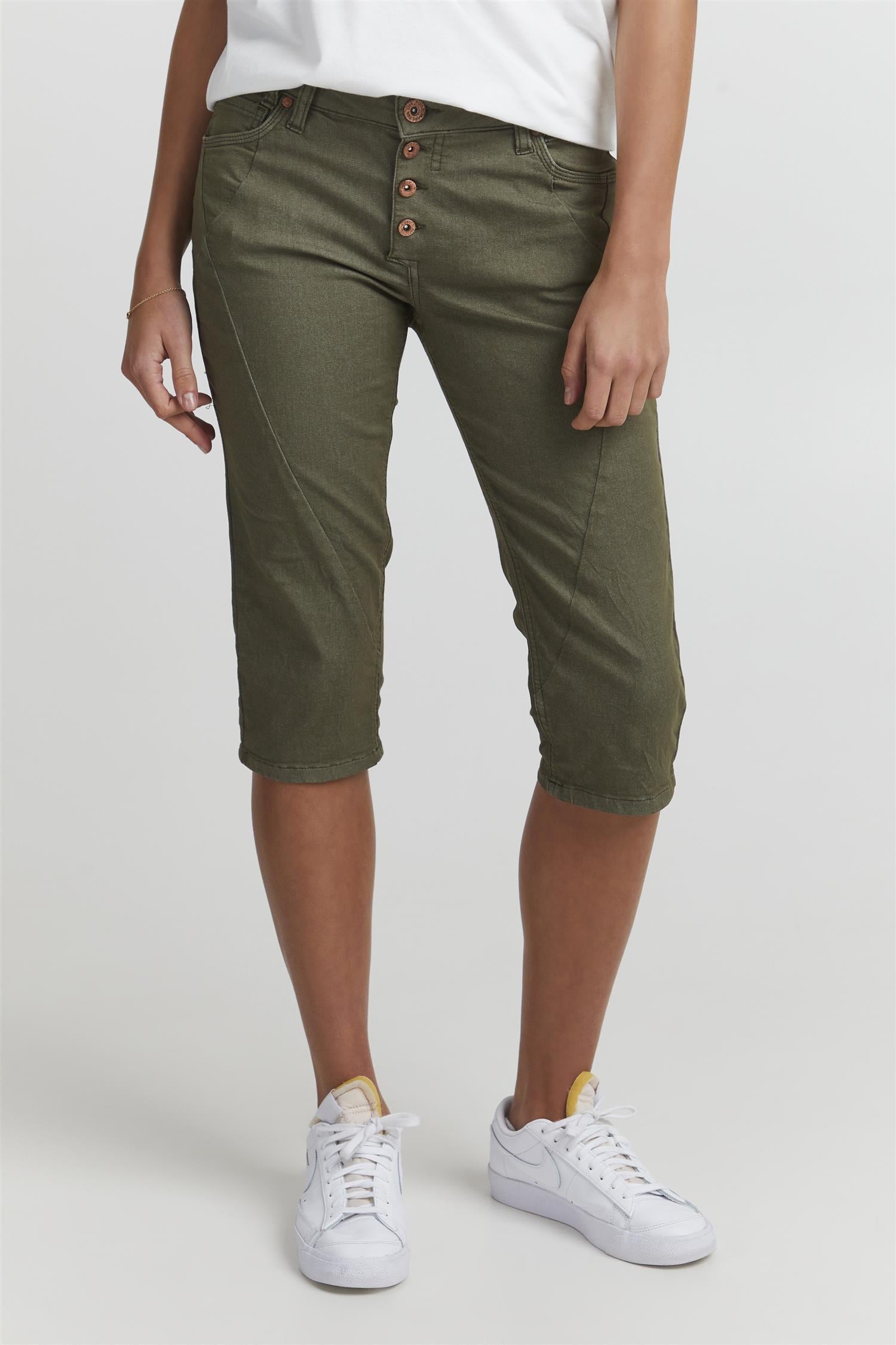 PZROSITA PANTS capri Grønn