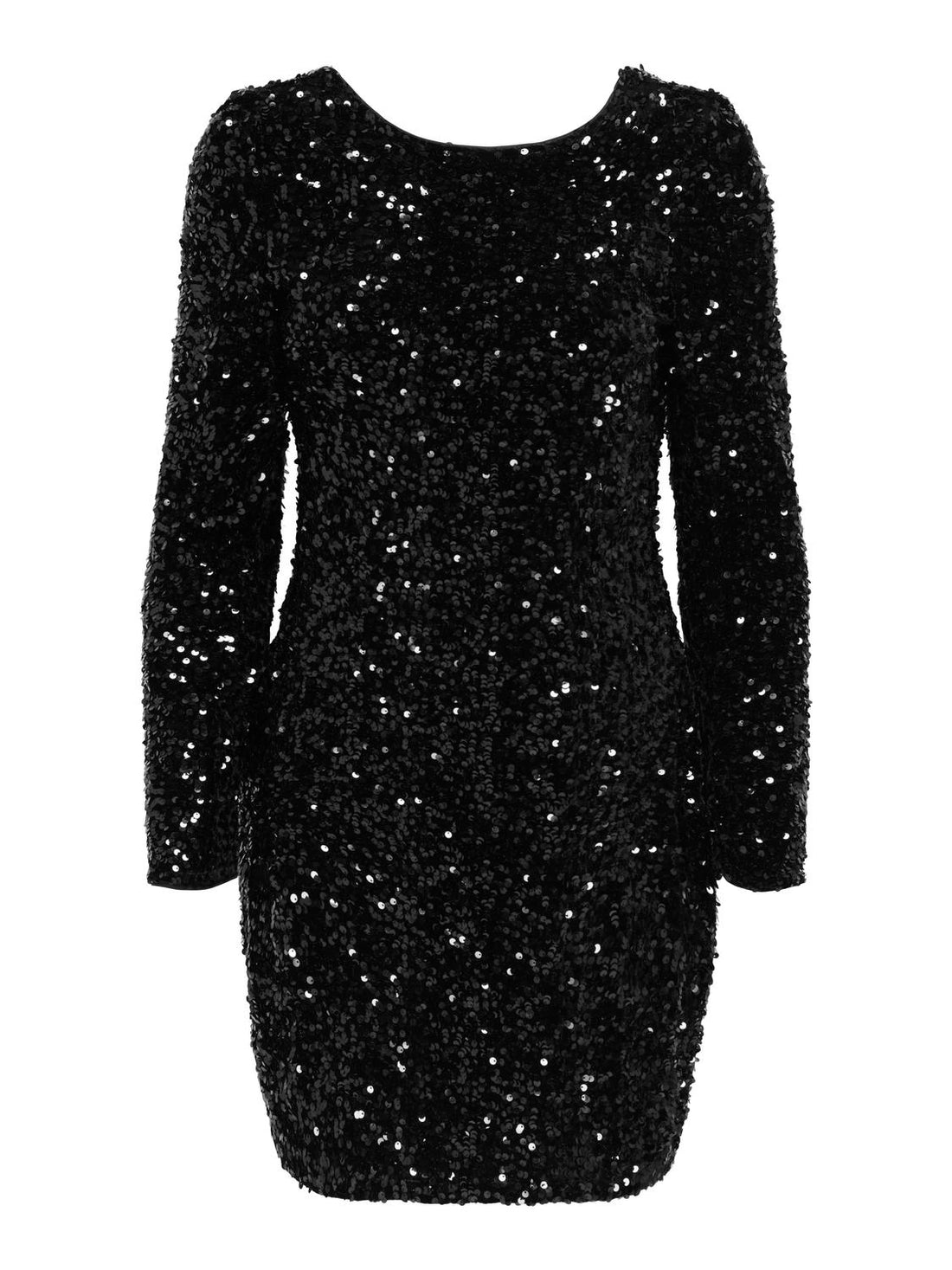 Onlconfidence L/s Deep Sequins Dressjrs. Svart