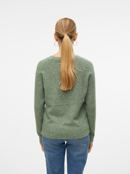 Vmdoffy Ls O-Neck Blouse Ga Noos Grønn