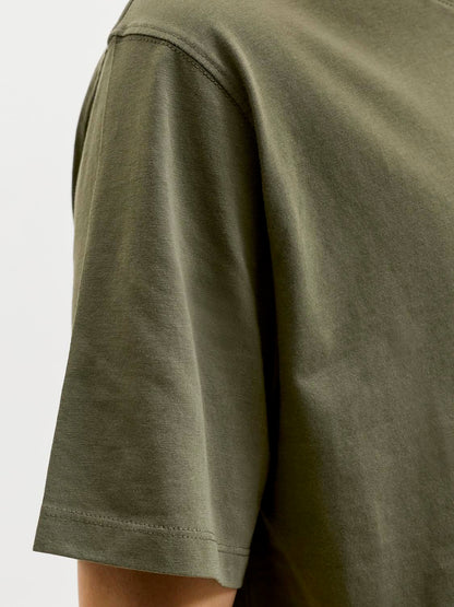 Jororganic Basic Tee Ss O-Neck Noos Grønn