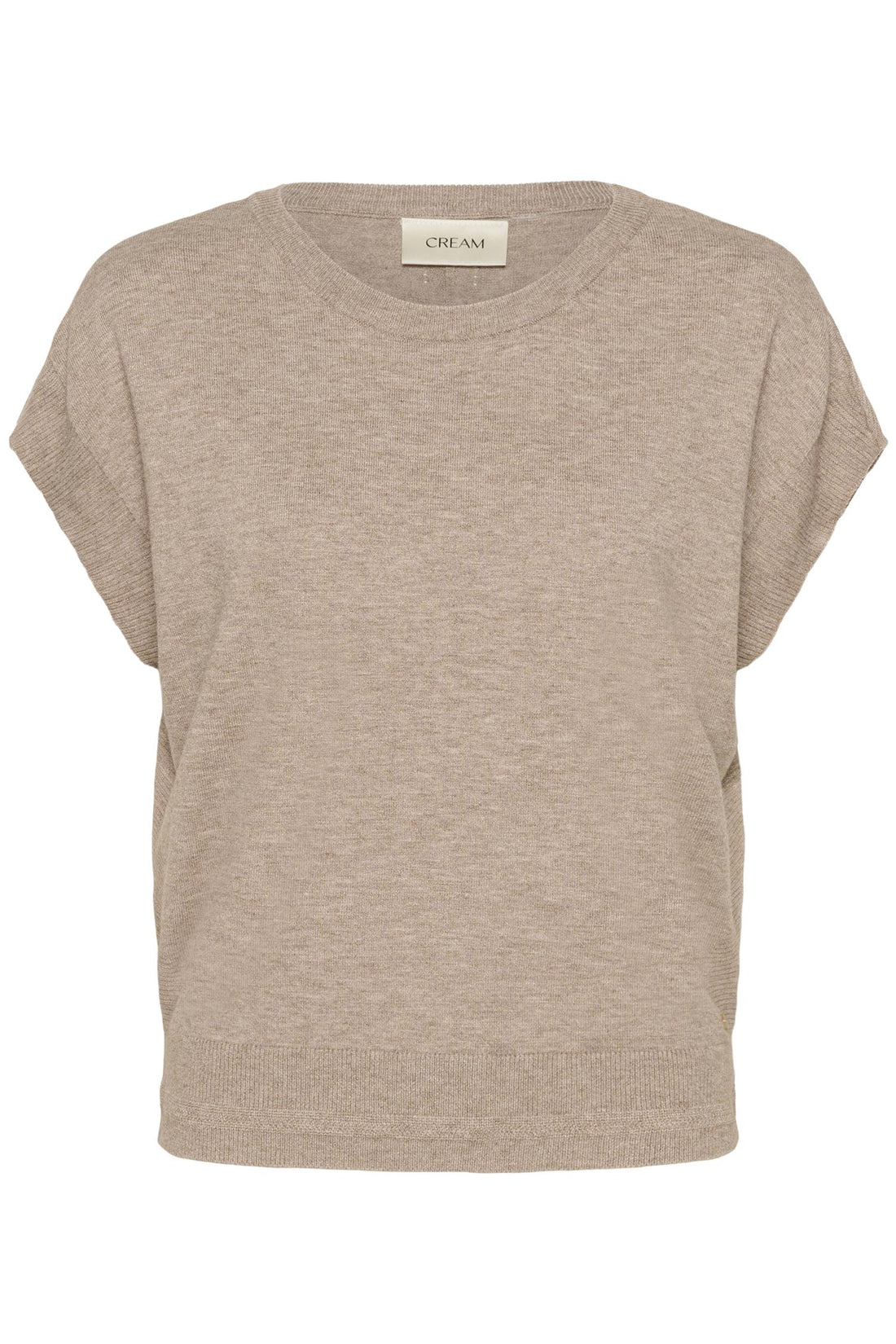 Crdela Knit Top Fossil Melange