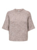 Onlazu 2/4 Raglan O-Neck Knt Beige