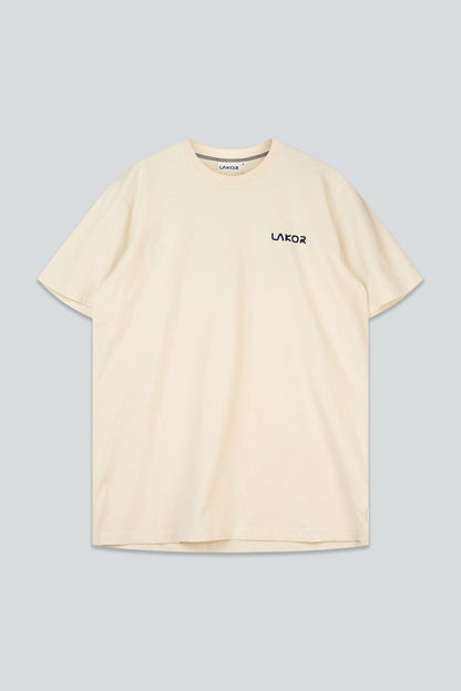Salmon Surfer T-Shirt Beige