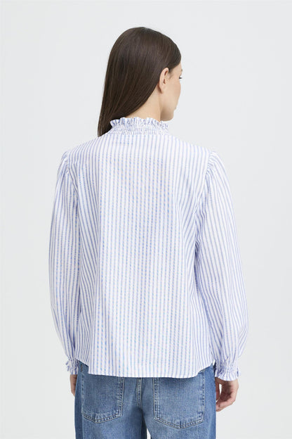 Pzaudrey Blouse Blå