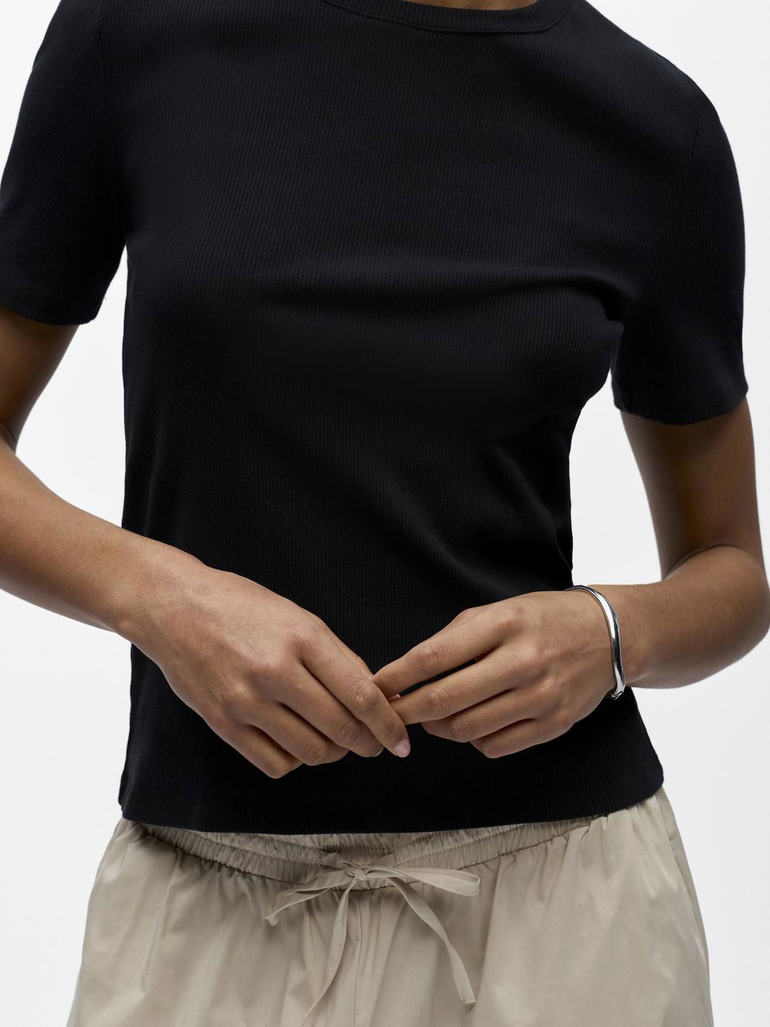 Objmoli S/s Sli T-Shirt Noos Sort