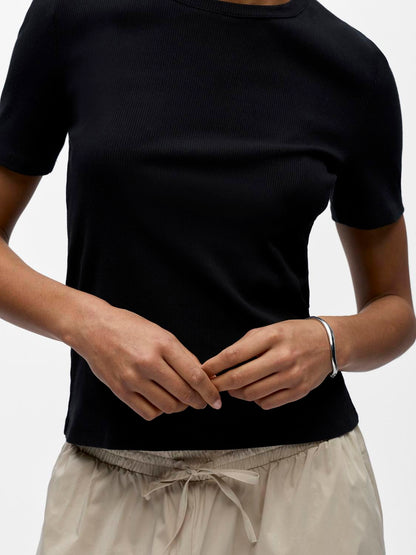 Objmoli S/s Sli T-Shirt Noos Sort