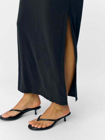 OBJANNIE S/S LO ANKLE DRESS DIV Sort