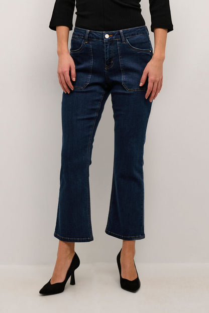 CRLone Jeans 7/8 bootcut- Coco Fit Blå