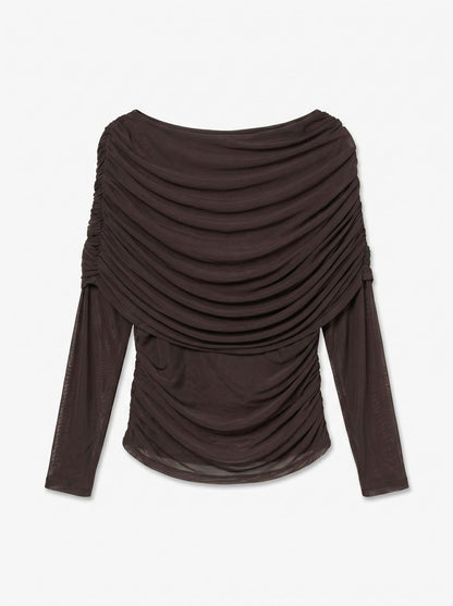 Vmnana Ls Cape Top Jrs Ret Brun