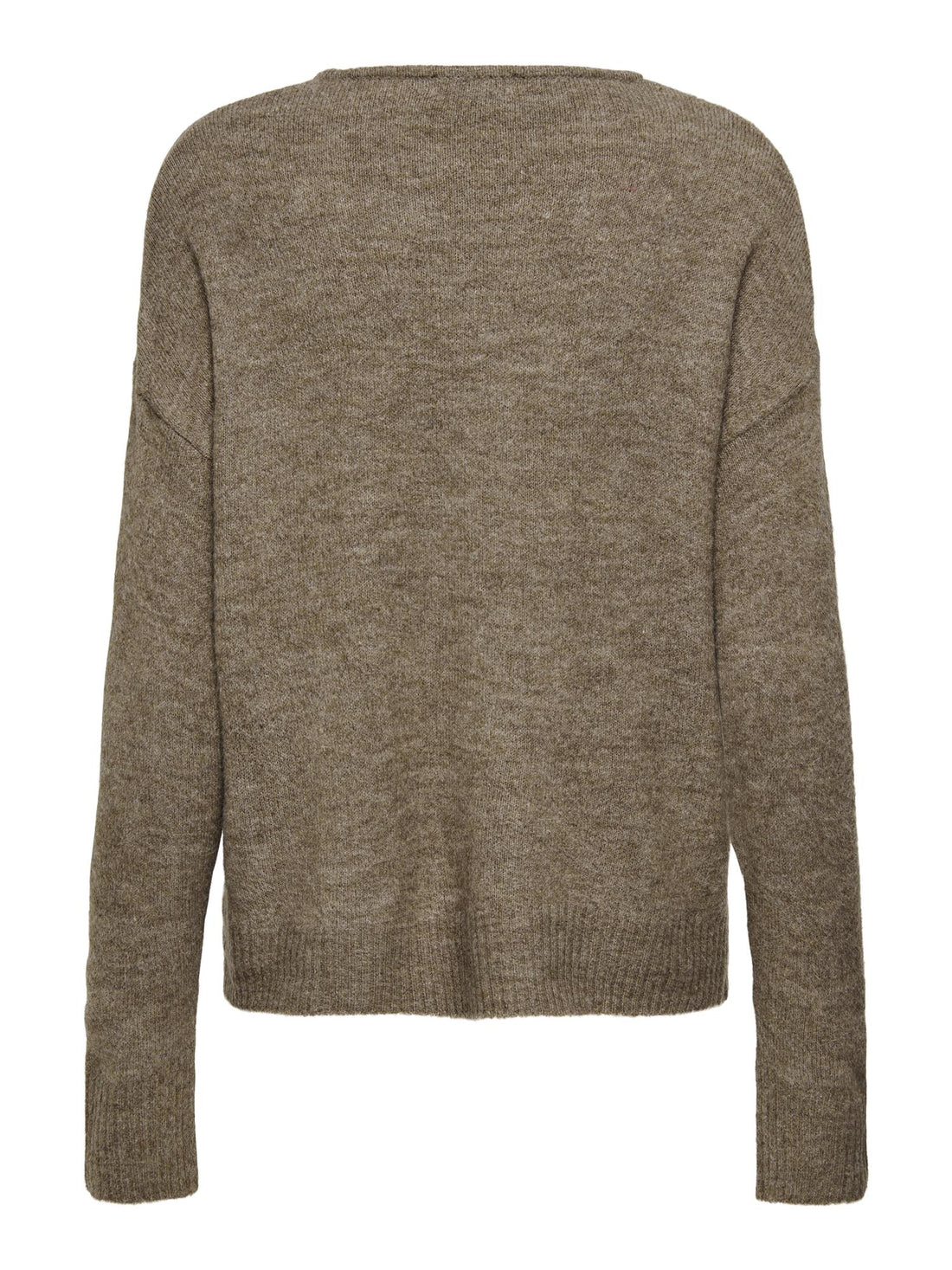 JDYELANORA L/S V-NECK PULLO. KNT Walnut