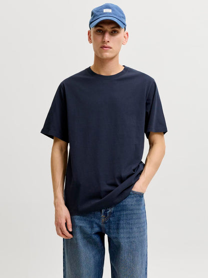 Jororganic Basic Tee Ss O-Neck Noos Blå