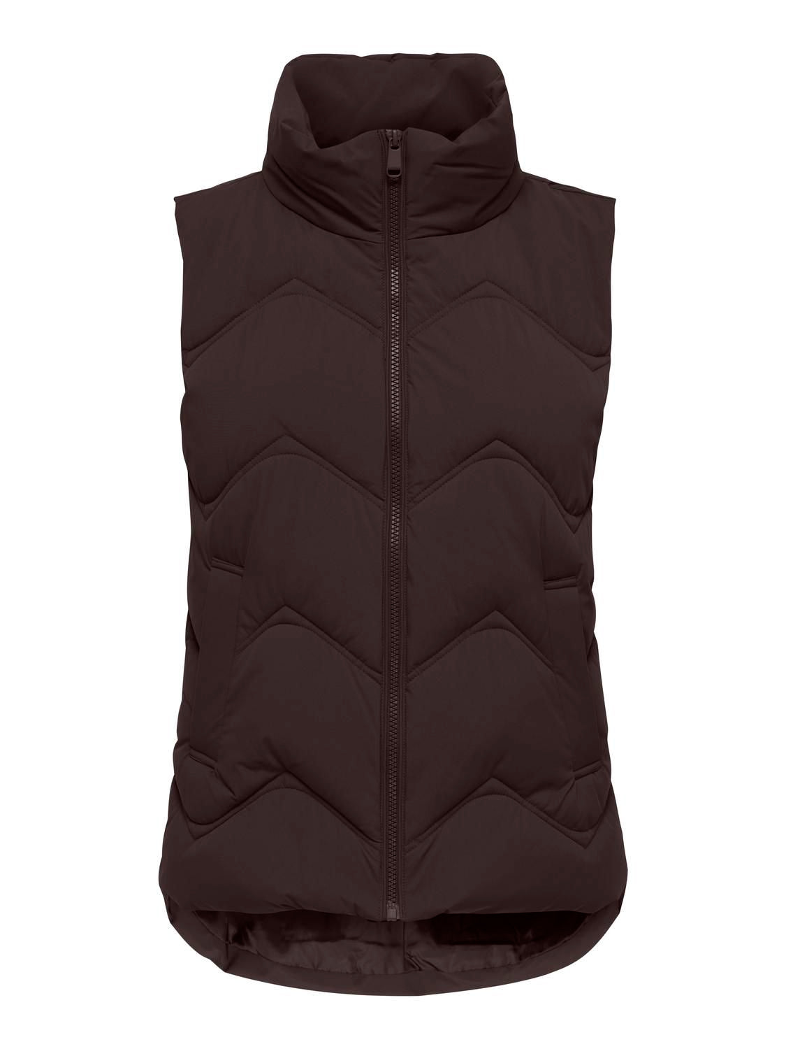 Jdypower Short Waistcoat Otw Hab Brun