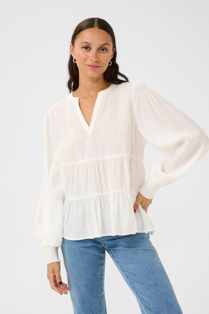 KAmira BLOUSE Offwhite