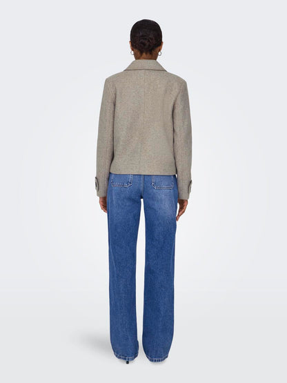 Onlfreja Life Short Db Jacket Otw Noos Mellombrun