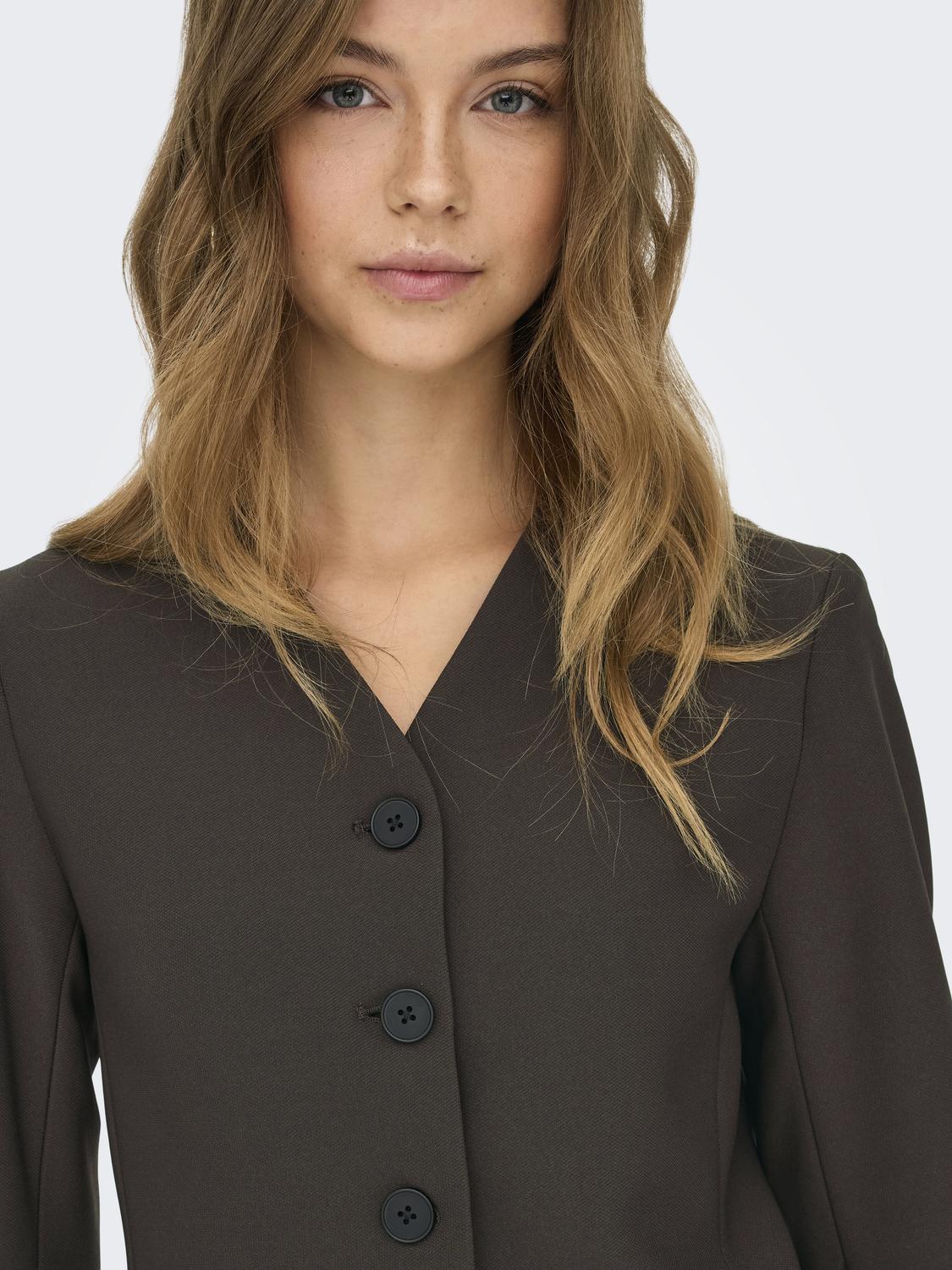 Onllamina Life L/s Fit Blazer Tlr Brun